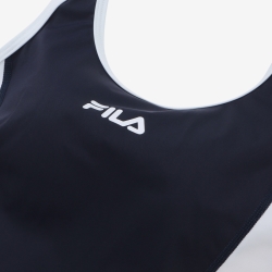 Fila Color Block - Naisten Uima-asut - Laivastonsininen | FI-84609